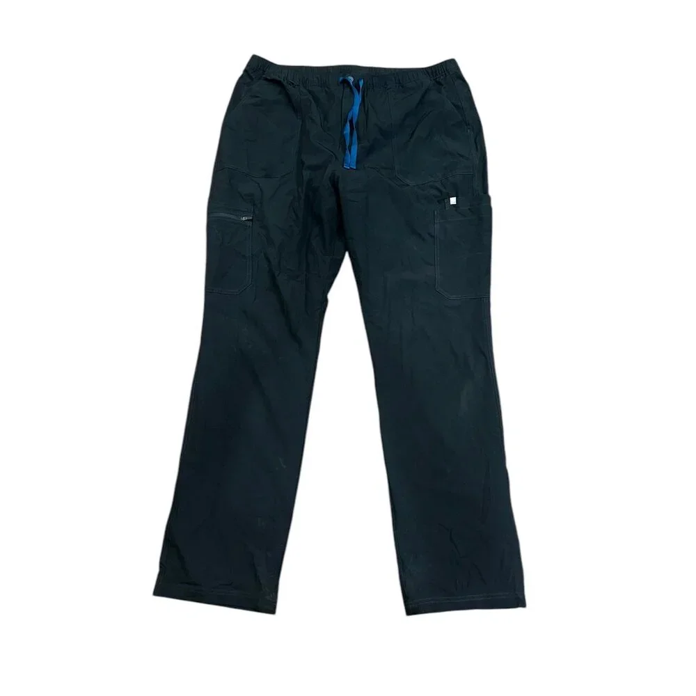 FIGS Cairo Cargo Pants 2XL Tall‎ Black Medical Healthcare Nurse Hospital